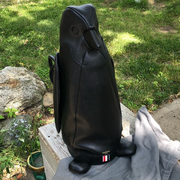 Thom Browne Penguin Bag Weekender Handbag XL - Picture 6 of 16
